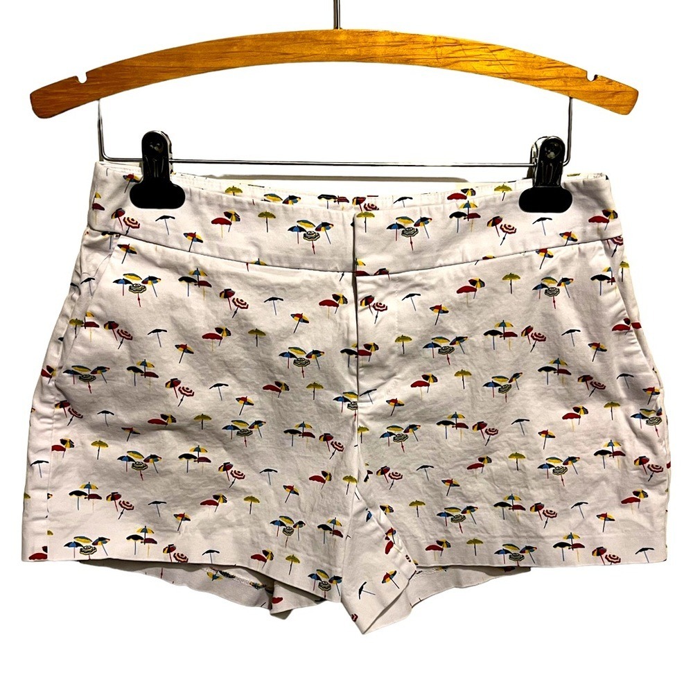 Maison Jules Beach Umbrellas All over print womens size 4 short shorts